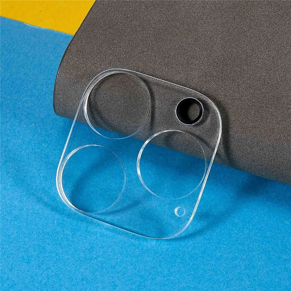 2Pcs For iPhone 15 Pro Max / 15 Pro Camera Lens Protector HD Tempered Glass 3D Arc Edge Lens Film - 3