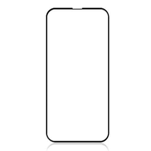 AMORUS 2Pcs For iPhone 15 Pro Full Glue Full Screen Protector HD Transparent Silk Printing Tempered Glass Film - Black - 2