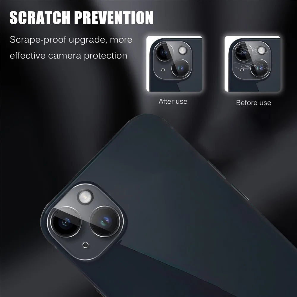 Tempered Glass Camera Lens Protector for iPhone 15 / 15 Plus Anti-explosion Ultra Clear Phone Lens Film - 4