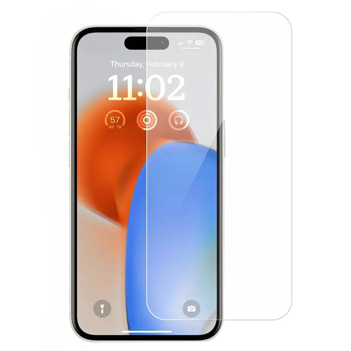 AMORUS For iPhone 15 Pro Max High Aluminum-silicon Glass Screen Protector 2.5D Arc Edge Anti-explosion Film - 1