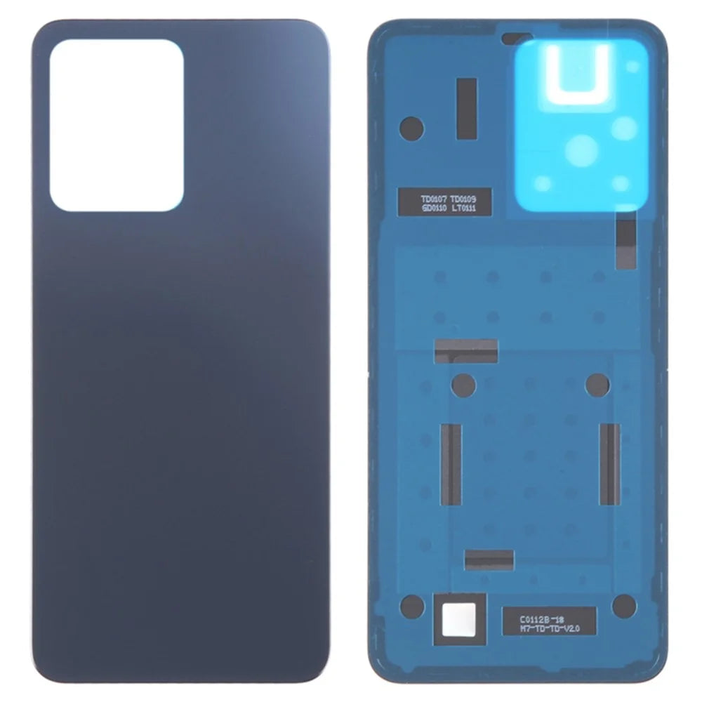 For Xiaomi Redmi Note 12 4G OEM Battery Door Cover Replacement Part - Black - 1