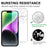 For iPhone 15 Clear Tempered Glass Screen Protector Anti-explosion Film + Camera Lens Protector - 3