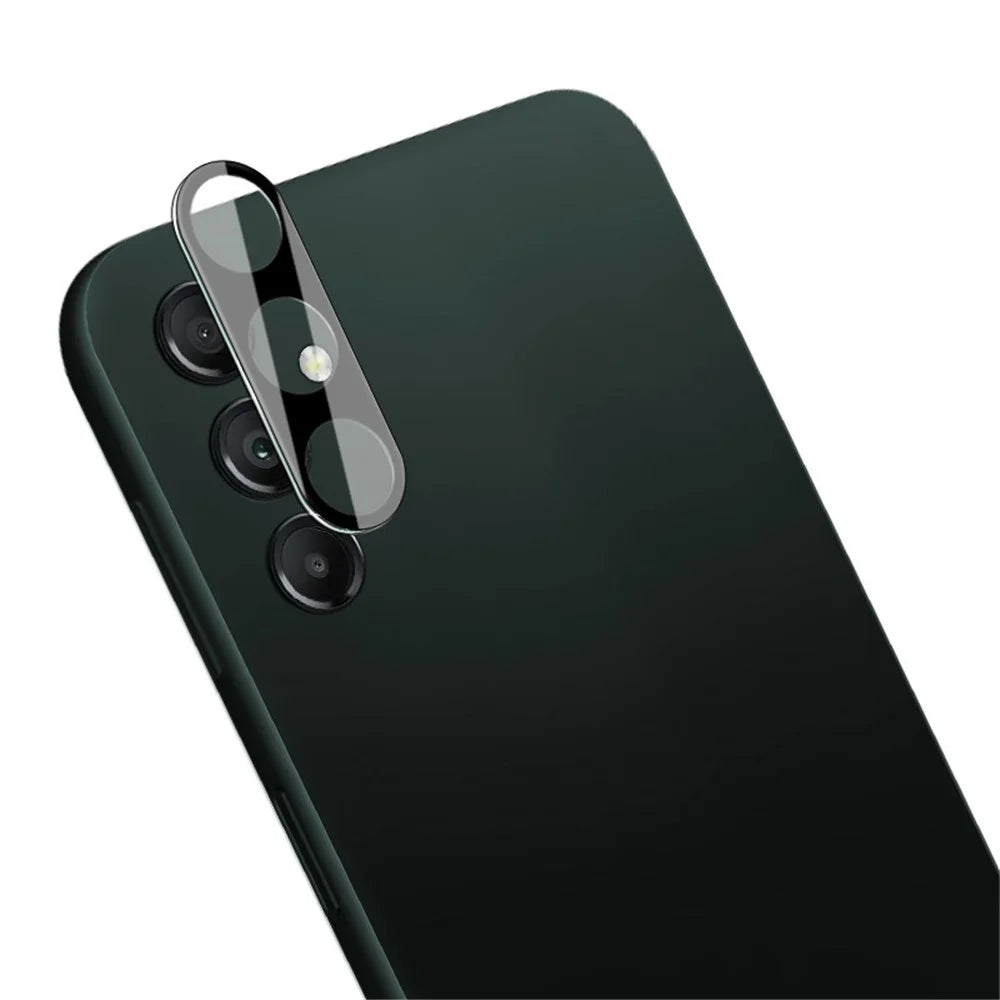 IMAK Camera Lens Protector for Samsung Galaxy A25 5G (Global) (161.0 x 76.5 x 8.3mm) Tempered Glass Lens Film+Acrylic Lens Cap (Black Version) - 5