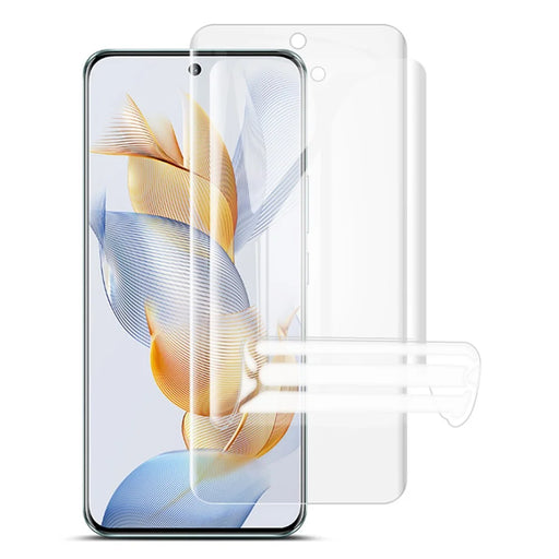 IMAK 2Pcs  /  Set Hydrogel Film III for Honor 90 Phone Screen Protector HD Transparent Soft TPU Screen Film - 1