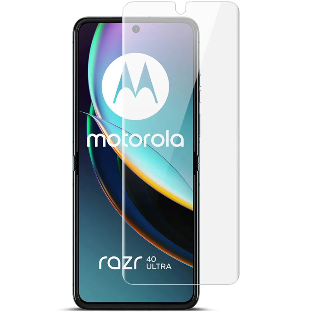 IMAK for Motorola Razr 40 Ultra 5G Hydrogel Protective Film III Full Coverage Soft TPU Clear Screen Film + Back Protector Anti-scratch Film - 3
