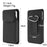 Cell Phone Belt Clip Bag Vertical Nylon Cellphone Holster Outdoor Hiking Belt Loop Pouch with Snap Hook - 6.1'' - 2