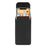 Cell Phone Belt Clip Bag Vertical Nylon Cellphone Holster Outdoor Hiking Belt Loop Pouch with Snap Hook - 6.1'' - 4