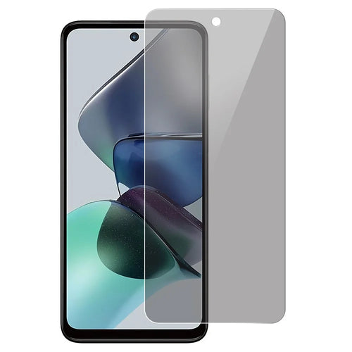 For Motorola Moto G23 4G 0.3mm Arc Edge Anti-spy Full Covering Screen Protector Tempered Glass Screen Film - 1
