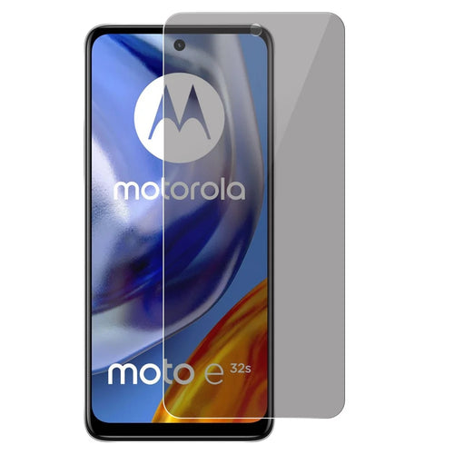 For Motorola Moto E32s 4G Full Screen Screen Protector Anti-spy 0.3mm Arc Edge Tempered Glass Screen Film - 1
