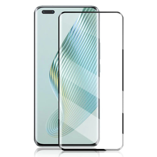 AMORUS for Honor Magic5 Pro 3D Curved Full Screen Protector Tempered Glass Silk Printing Full Glue Film - 1