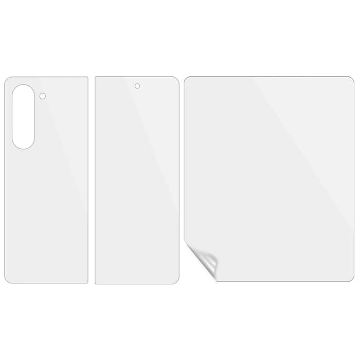 1 Set Front and Back Hydrogel Film for Samsung Galaxy Z Fold5 5G , TPU+PET Front Screen Protector + Back Cover - 2