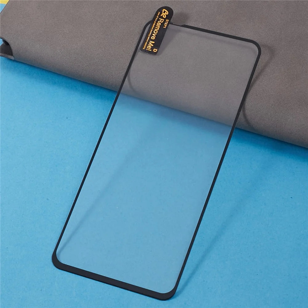 For Asus Zenfone 10 5G Silk Printing Tempered Glass Film Full Glue Phone Full Screen Protector - 3