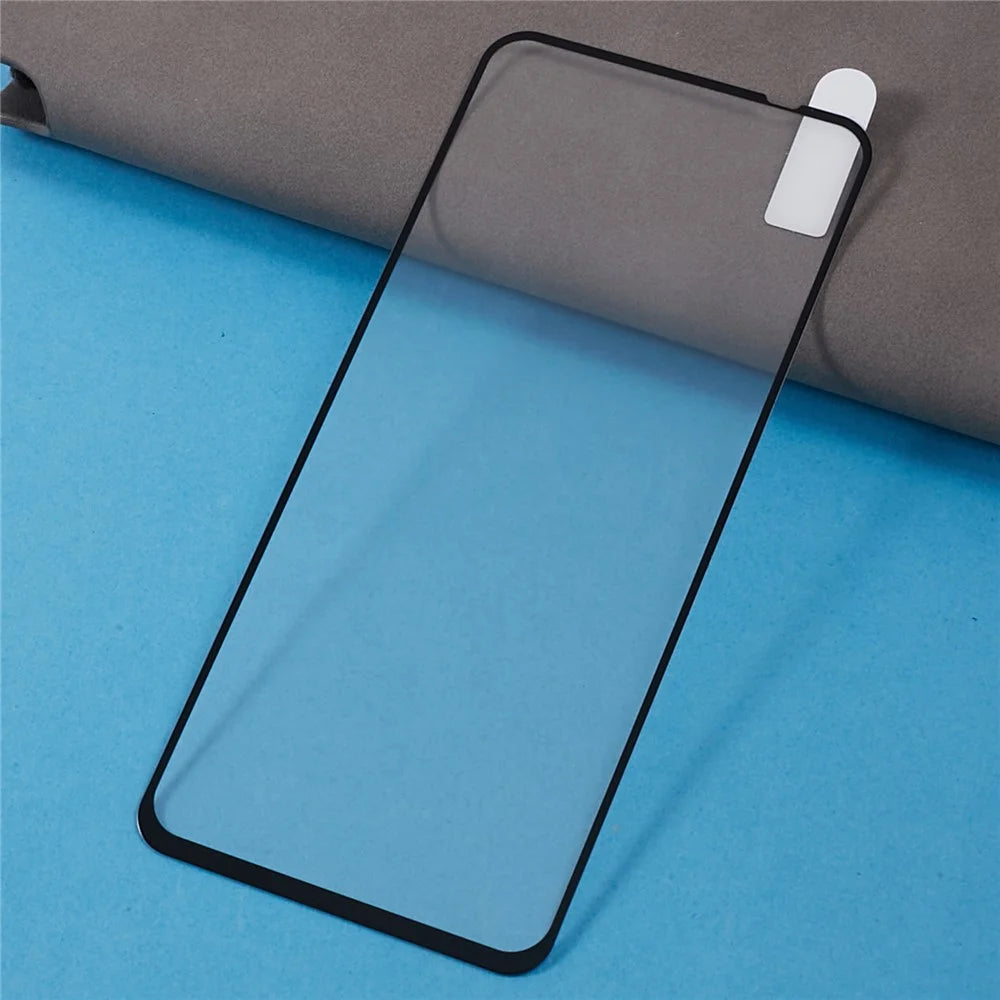 For Asus Zenfone 10 5G Silk Printing Tempered Glass Film Full Glue Phone Full Screen Protector - 4