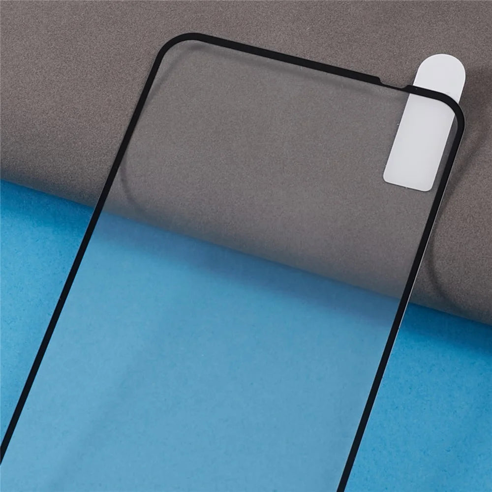 For Asus Zenfone 10 5G Silk Printing Tempered Glass Film Full Glue Phone Full Screen Protector - 6