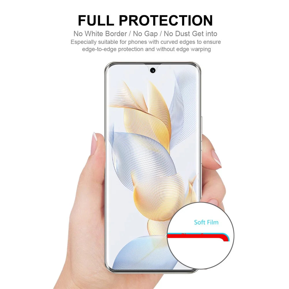 ENKAY HAT PRINCE 2PCS For Huawei P60 / P60 Pro / Honor 90 TPE+PET+TPU Hydrogel Film Full Screen Protector (Full Glue) - 4