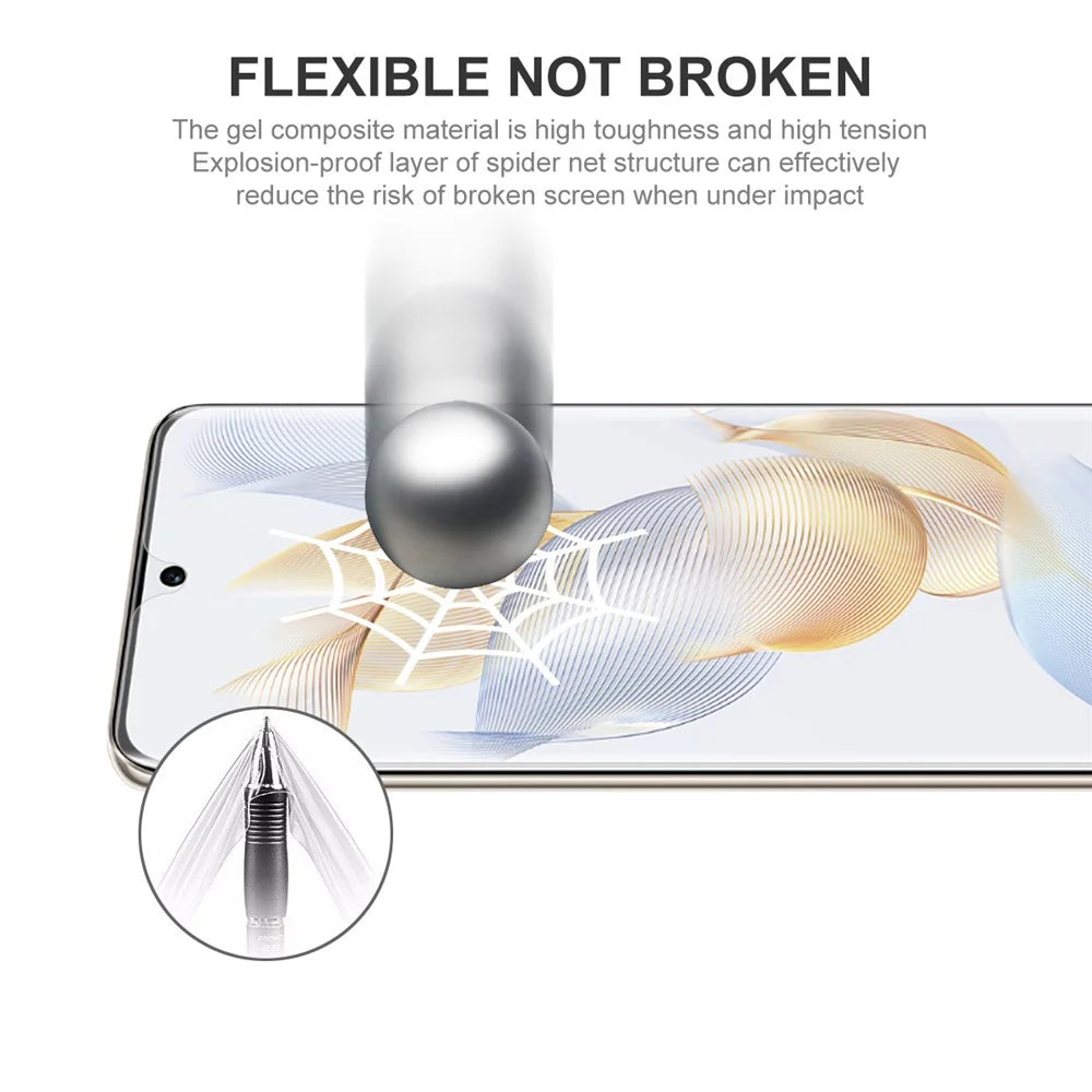 ENKAY HAT PRINCE 2PCS For Huawei P60 / P60 Pro / Honor 90 TPE+PET+TPU Hydrogel Film Full Screen Protector (Full Glue) - 5