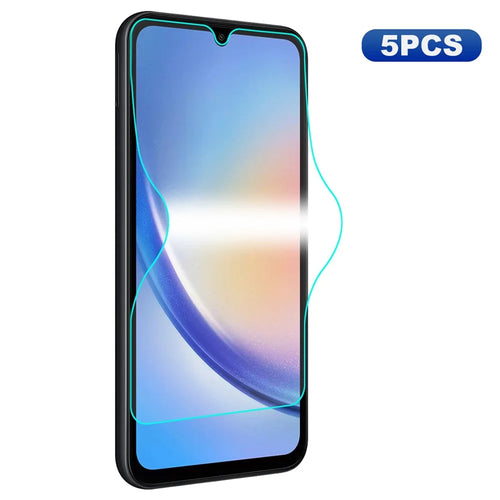ENKAY HAT PRINCE 5PCS For Samsung Galaxy A34 5G / M34 5G / F34 5G Full Screen Protector TPE+PET+TPU Hydrogel Screen Film (Full Glue) - 1