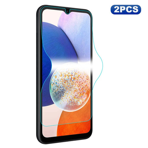 ENKAY HAT PRINCE 2PCS Screen Protector for Samsung Galaxy A14 5G / A14 4G / M14 5G Complete Cover TPE+PET+TPU Hydrogel Film (Full Glue) - 1