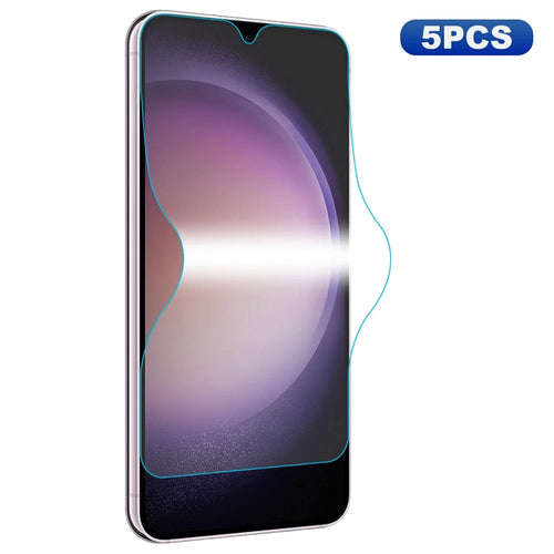ENKAY HAT PRINCE Hydrogel Film 5PCS For Samsung Galaxy S23+ / S22+ 5G TPE+PET+TPU Soft Protector Anti-Dust Full Screen Film - 1