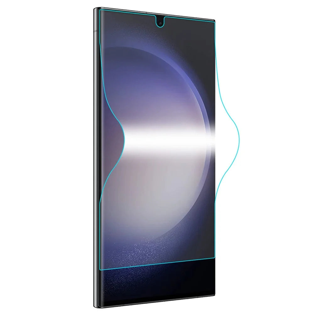 ENKAY HAT PRINCE For Samsung Galaxy S23 Ultra Full Glue TPE+PET+TPU Hydrogel Protector Anti-Dust Full Screen Cover - 1