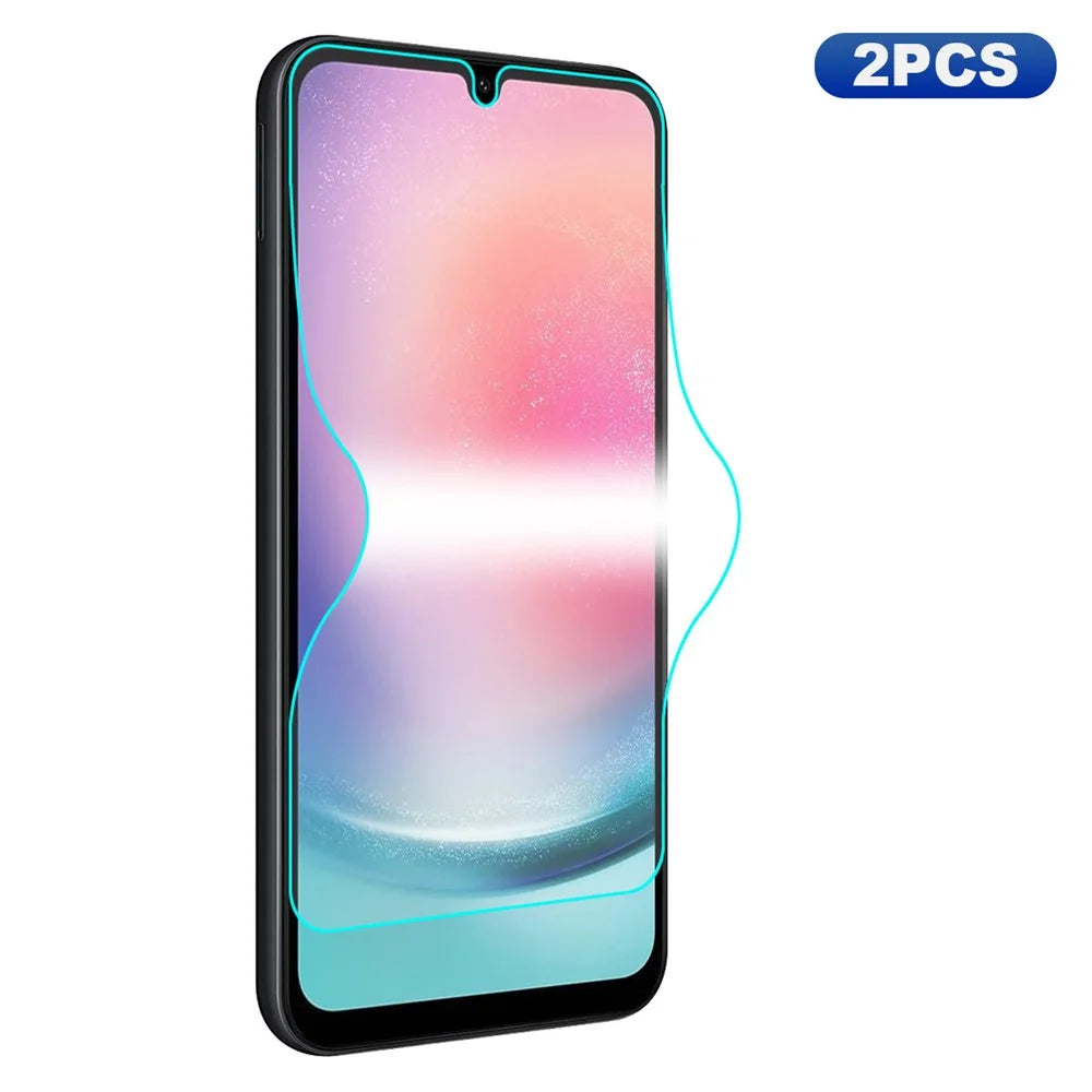 ENKAY HAT PRINCE 2PCS For Samsung Galaxy A24 4G (162.1 x 77.6 x 8.3mm) / M04 / M54 TPE+PET+TPU Hydrogel Film Full Glue Full Screen Protector - 1