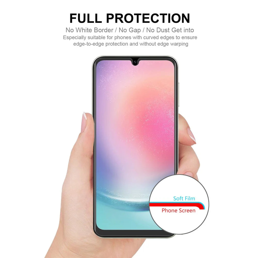 ENKAY HAT PRINCE 2PCS For Samsung Galaxy A24 4G (162.1 x 77.6 x 8.3mm) / M04 / M54 TPE+PET+TPU Hydrogel Film Full Glue Full Screen Protector - 4