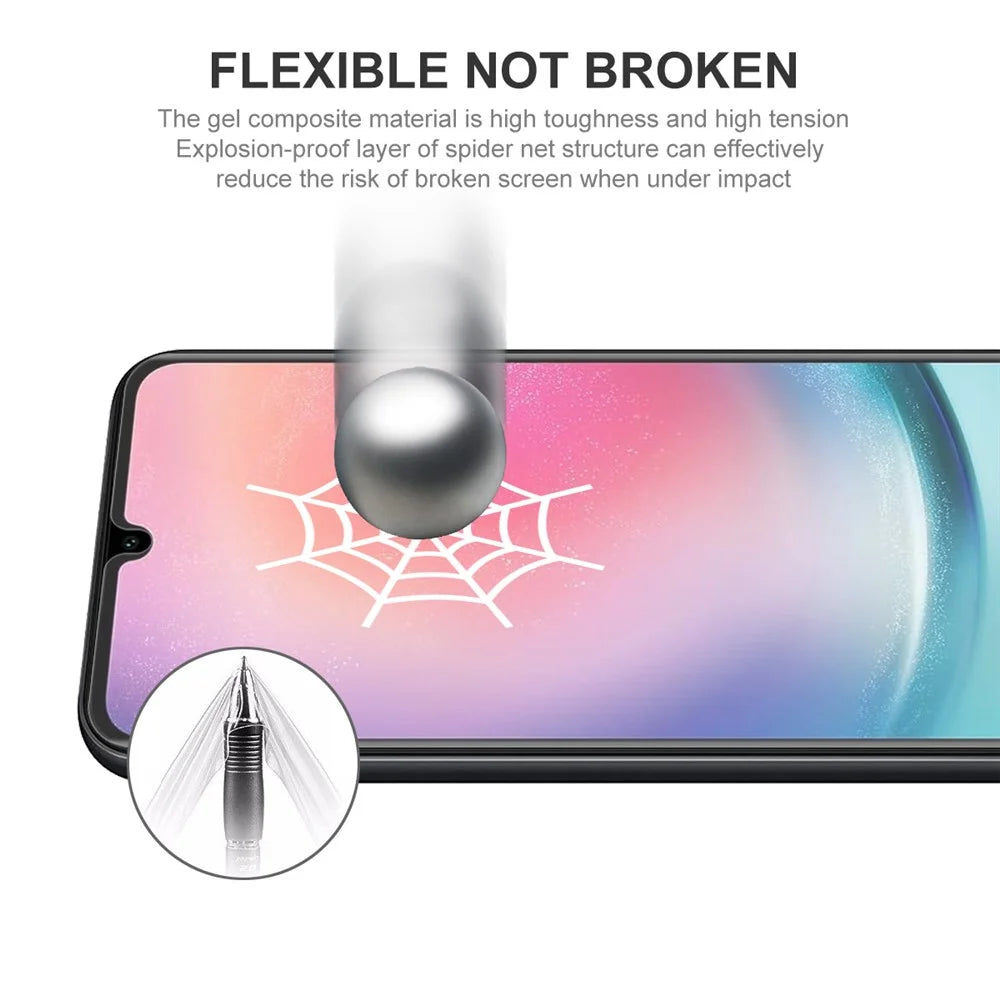 ENKAY HAT PRINCE 2PCS For Samsung Galaxy A24 4G (162.1 x 77.6 x 8.3mm) / M04 / M54 TPE+PET+TPU Hydrogel Film Full Glue Full Screen Protector - 5
