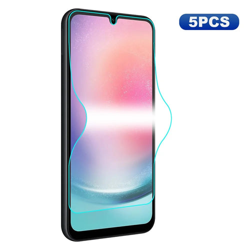 ENKAY HAT PRINCE 5PCS For Samsung Galaxy A24 4G (162.1 x 77.6 x 8.3mm) / M04 4G / A04e 4G / F04 4G / M54 5G / F54 5G TPE+PET+TPU Hydrogel Protector - 1