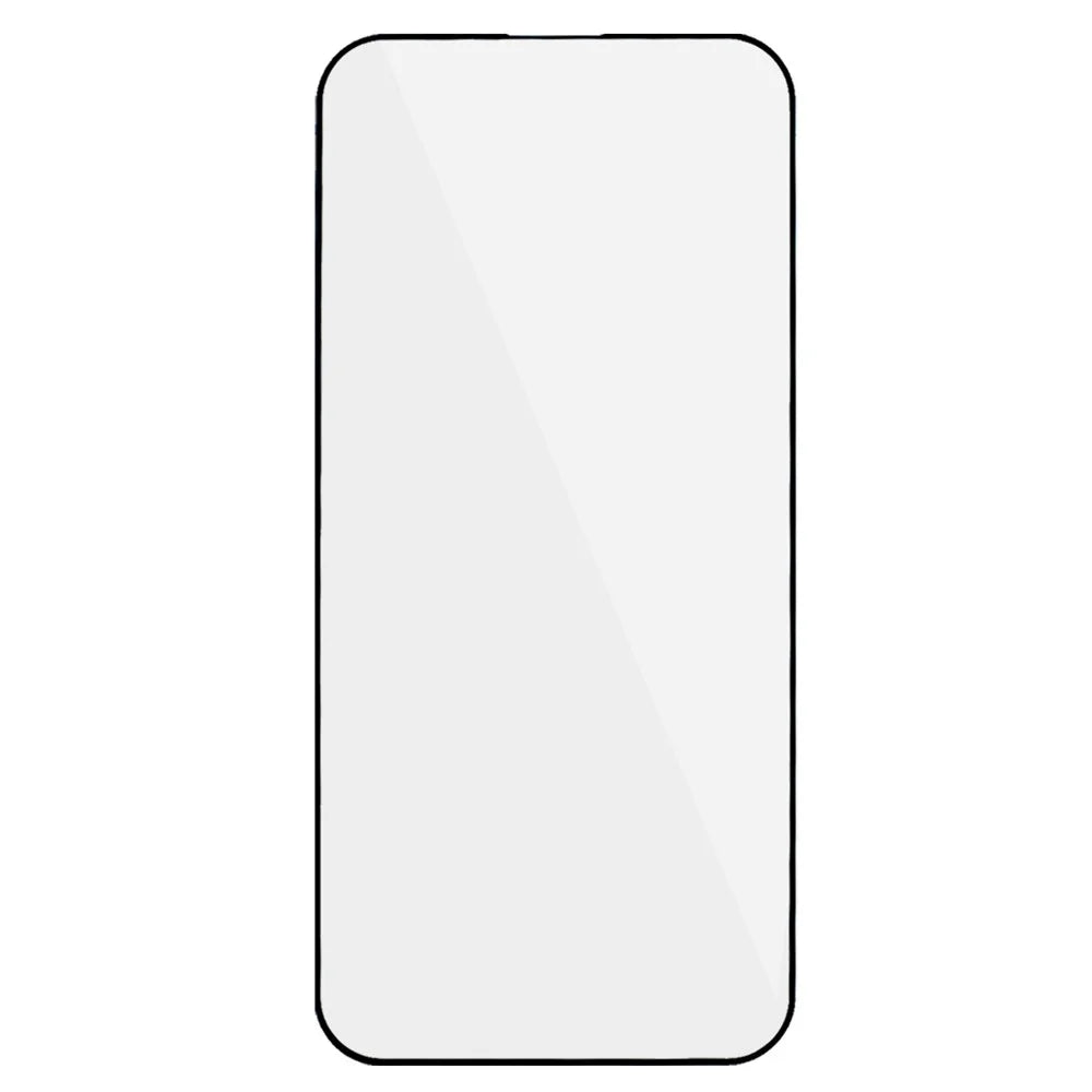 For iPhone 15 Pro Max Silk Printing Full Glue Full Screen Protector High Aluminium-silicon Glass Anti-static Film - 2