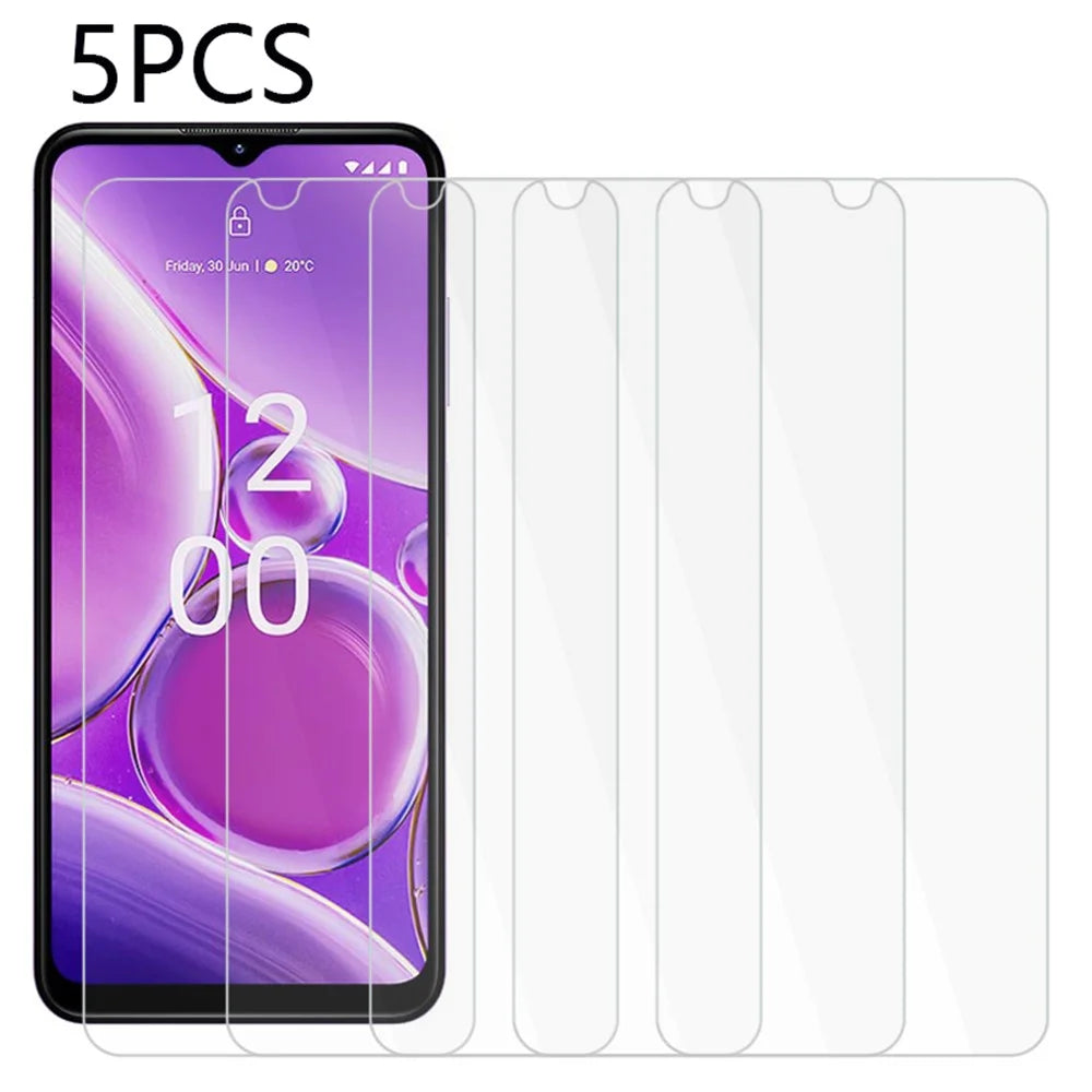 5PCS Tempered Glass Film for Nokia G42 , Explosion-proof High Definition Phone Screen Protector - 1