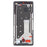 For Honor X40 5G OEM Middle Plate Frame Spare Part (without Logo) - Black - 3