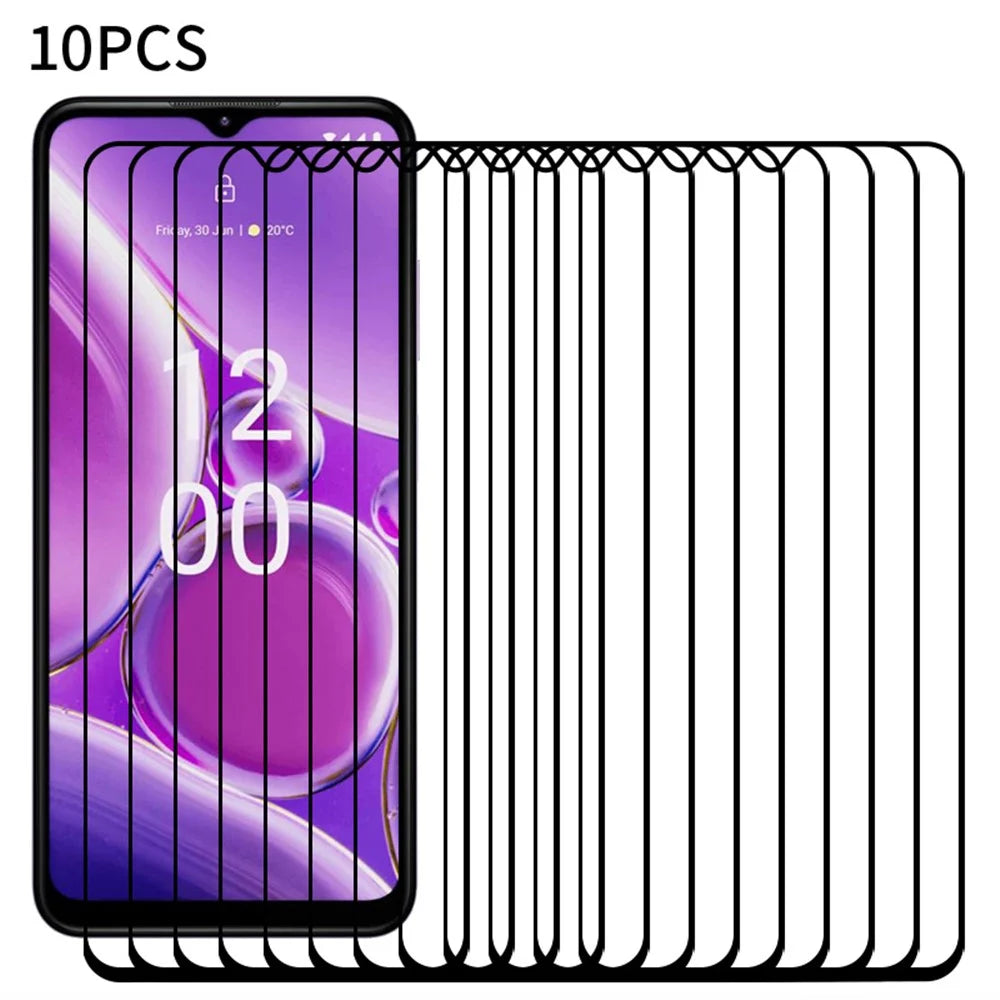 RURIHAI 10Pcs For Nokia G42 Smartphone Screen Protector High Aluminum-silicon Glass Secondary Hardening 2.5D Film - 1