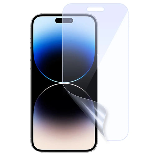 For iPhone 15 Pro Max / 15 Plus Anti Blue Light Full Screen Protector Explosion-Proof Soft PET HD Clear Film - 1