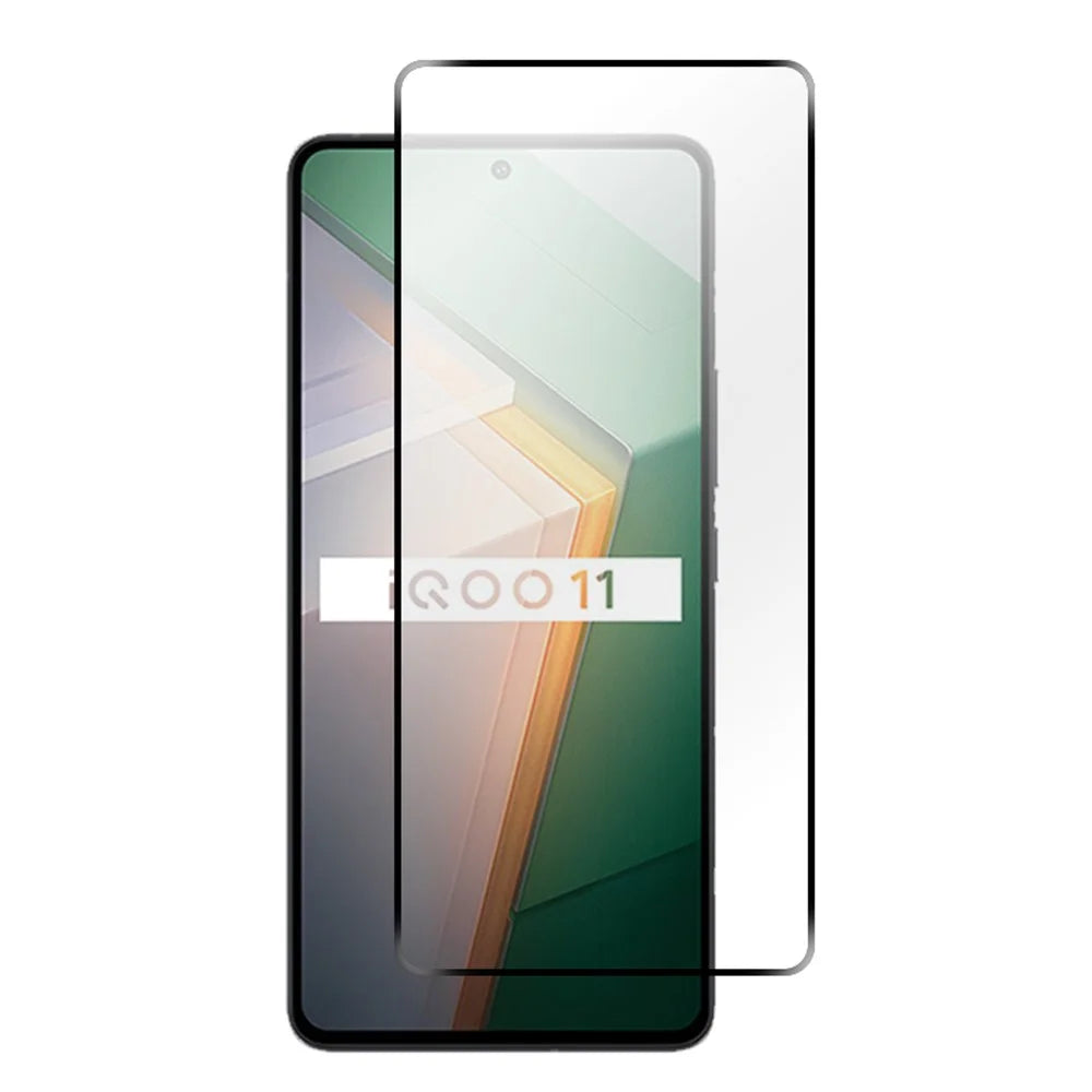 RURIHAI 10Pcs For vivo iQOO 11S 5G High Aluminum-silicon Glass Film Secondary Hardening 2.5D 0.26mm Screen Protector - 2