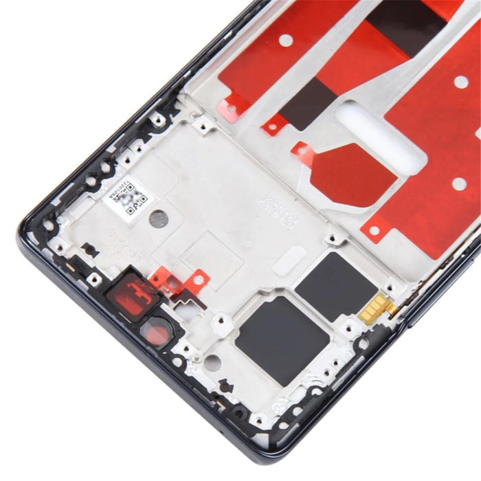 For Honor 70 5G OEM Middle Plate Frame Spare Part (without Logo) - Black - 4