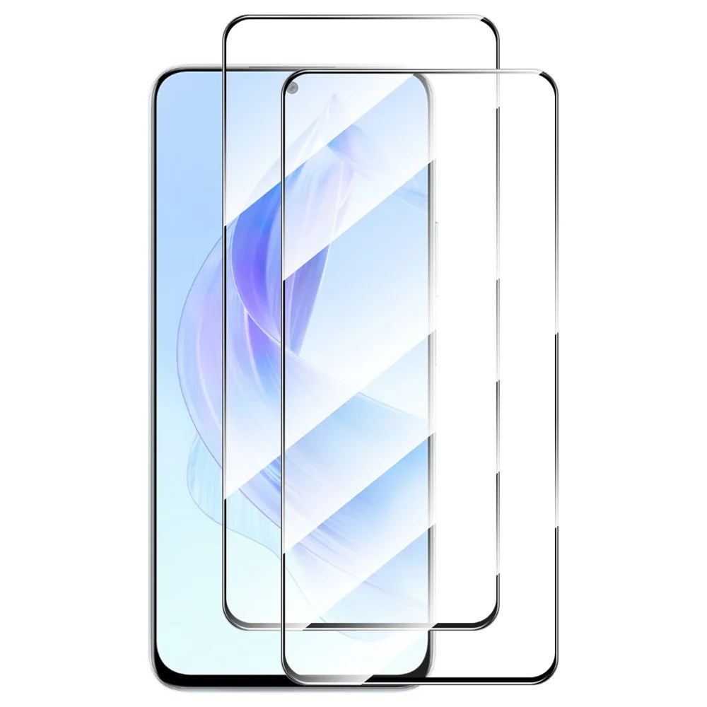 ENKAY HAT PRINCE 2Pcs Screen Protector for Honor Play7T Pro 5G / X50i 5G / 90 Lite 5G / X40i 5G , Silk Printing 0.26mm 2.5D 9H High Aluminium-silicon Glass Film - 1