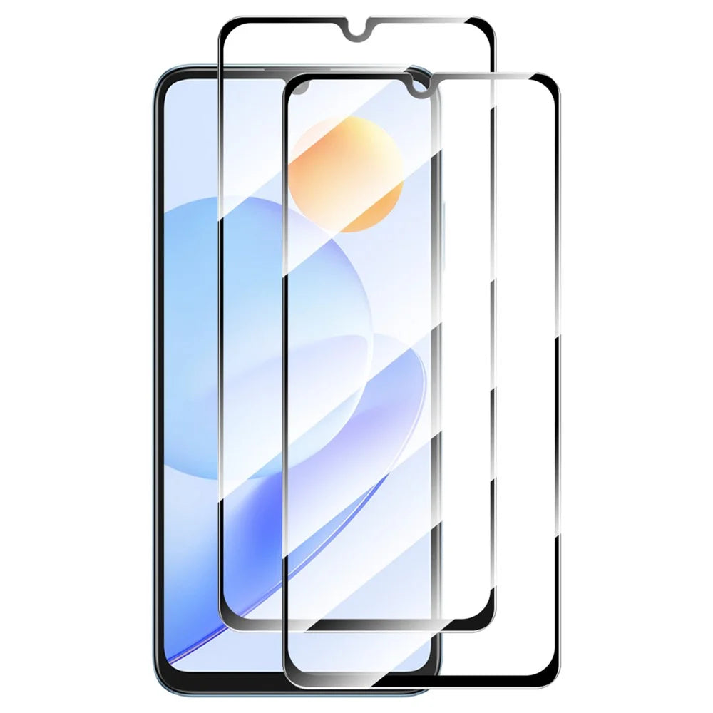 ENKAY HAT PRINCE 2Pcs 0.26mm Clear Screen Protector for Honor Play7T 5G / Play6T , Silk Printing 2.5D 9H High Aluminium-silicon Glass  Film - 1
