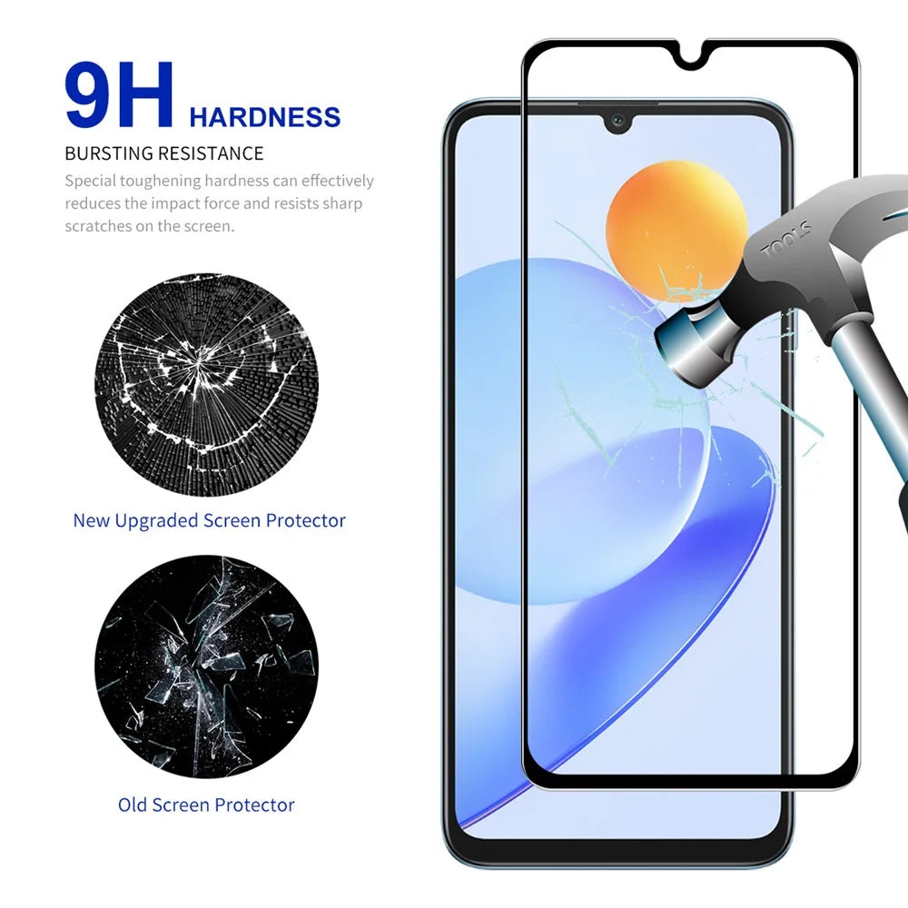 ENKAY HAT PRINCE 5Pcs HD Clear Screen Protector for Honor Play7T 5G / Play6T , 2.5D 9H High Aluminium-silicon Glass 0.26mm Silk Printing Film - 3