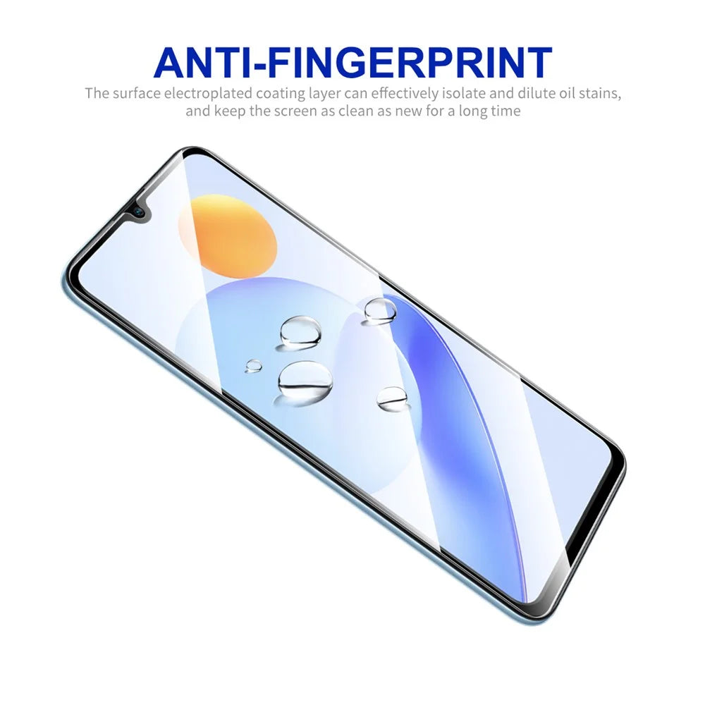 ENKAY HAT PRINCE 5Pcs HD Clear Screen Protector for Honor Play7T 5G / Play6T , 2.5D 9H High Aluminium-silicon Glass 0.26mm Silk Printing Film - 5