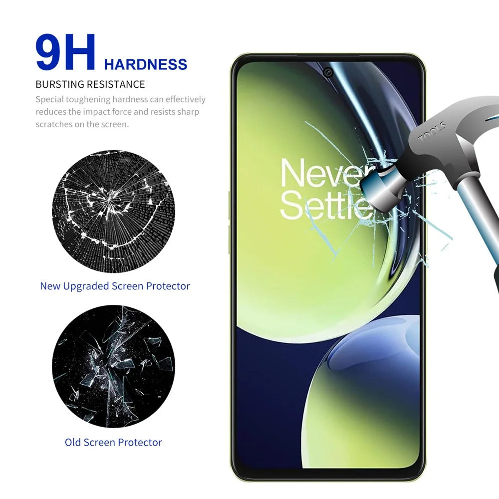 ENKAY HAT PRINCE For OnePlus Nord CE 3 Lite 5G / Nord N30 5G Clear Screen Film 2.5D 0.26mm Silk Printing 9H High Aluminium-silicon Glass Screen Protector - 3