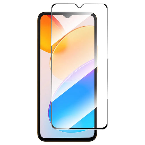 ENKAY HAT PRINCE For Honor 70 Lite 5G / X5 4G / X6 4G High Aluminium-silicon Glass 9H Screen Protector 2.5D 0.26mm Silk Printing Film - 1