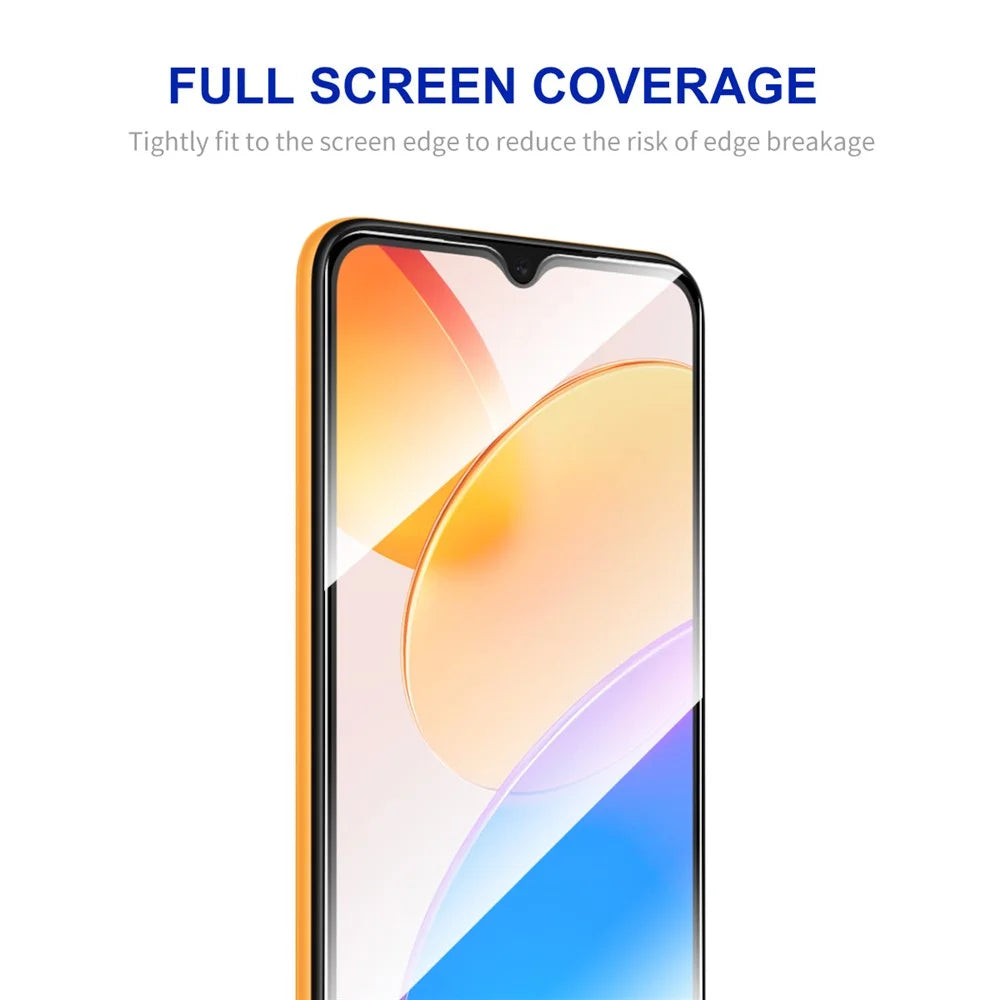 ENKAY HAT PRINCE For Honor 70 Lite 5G / X5 4G / X6 4G High Aluminium-silicon Glass 9H Screen Protector 2.5D 0.26mm Silk Printing Film - 2