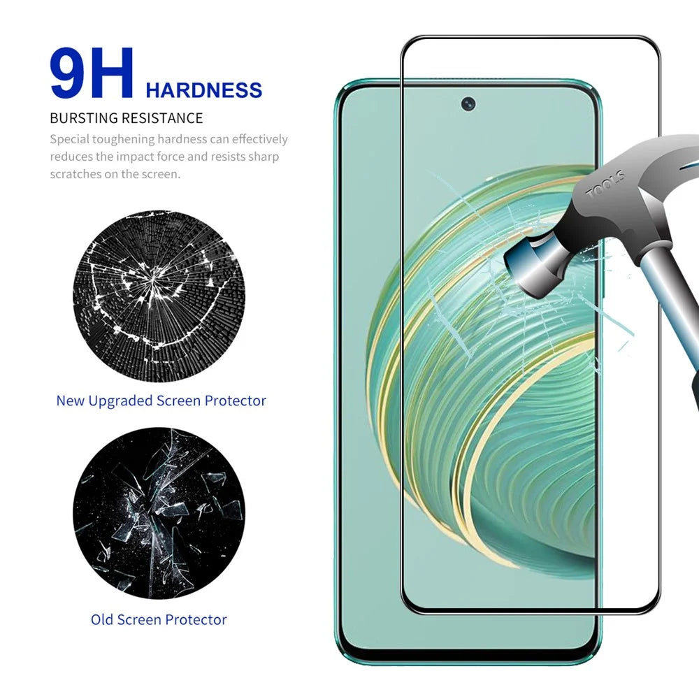 ENKAY HAT PRINCE 2Pcs For Huawei nova 10z 4G Screen Protector 0.26mm 9H 2.5D High Aluminium-silicon Glass Silk Printing Film - 3