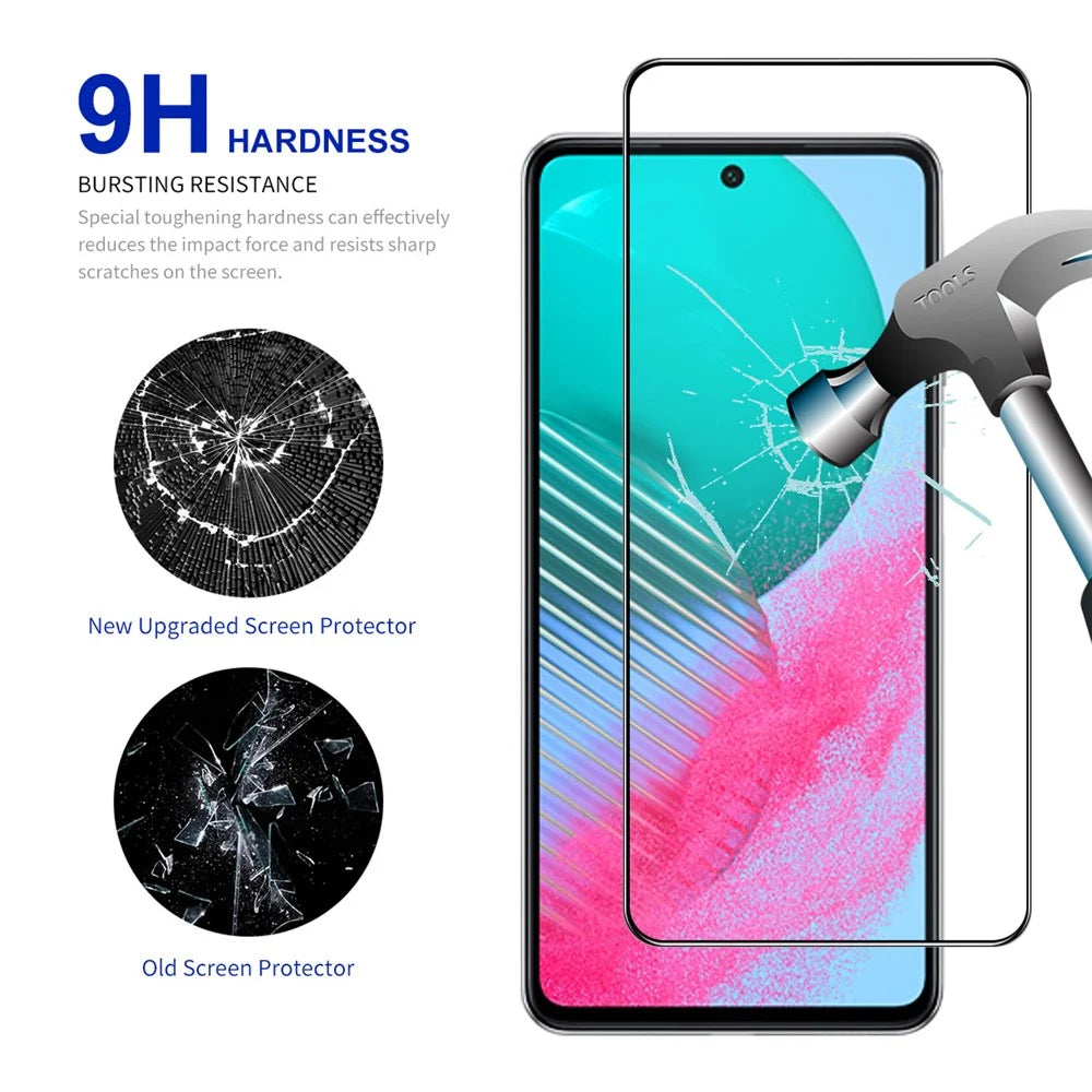 ENKAY HAT PRINCE 2Pcs Silk Printing 9H 2.5D Film for Samsung Galaxy M54 5G / F54 5G 0.26mm High Aluminium-silicon Glass Screen Protector - 3