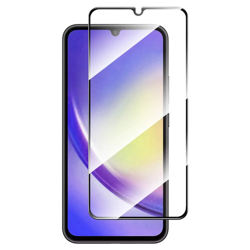 ENKAY HAT PRINCE For Samsung Galaxy A24 4G (162.1 x 77.6 x 8.3mm) High Aluminium-silicon Glass HD Screen Protector 0.26mm 2.5D Silk Printing Film - 1