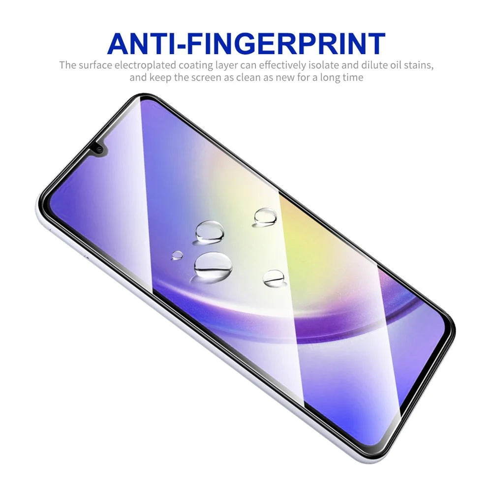 ENKAY HAT PRINCE 2Pcs for Samsung Galaxy A24 4G (162.1 x 77.6 x 8.3mm) Silk Printing 2.5D High Aluminium-silicon Glass Screen Protector - 5