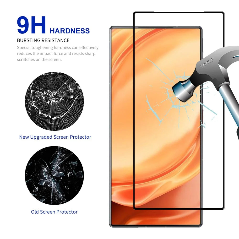 ENKAY HAT PRINCE 2Pcs for ZTE nubia Z50 Ultra Silk Printing Anti-scratch Film 0.26mm 2.5D High Aluminium-silicon Glass Screen Protector - 3