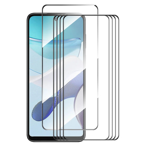 ENKAY HAT PRINCE 5Pcs Silk Printing Film for Motorola Moto G13 4G / G23 4G / G53 5G / G73 5G / G Power 5G High Aluminium-silicon Glass 2.5D Screen Protector - 1