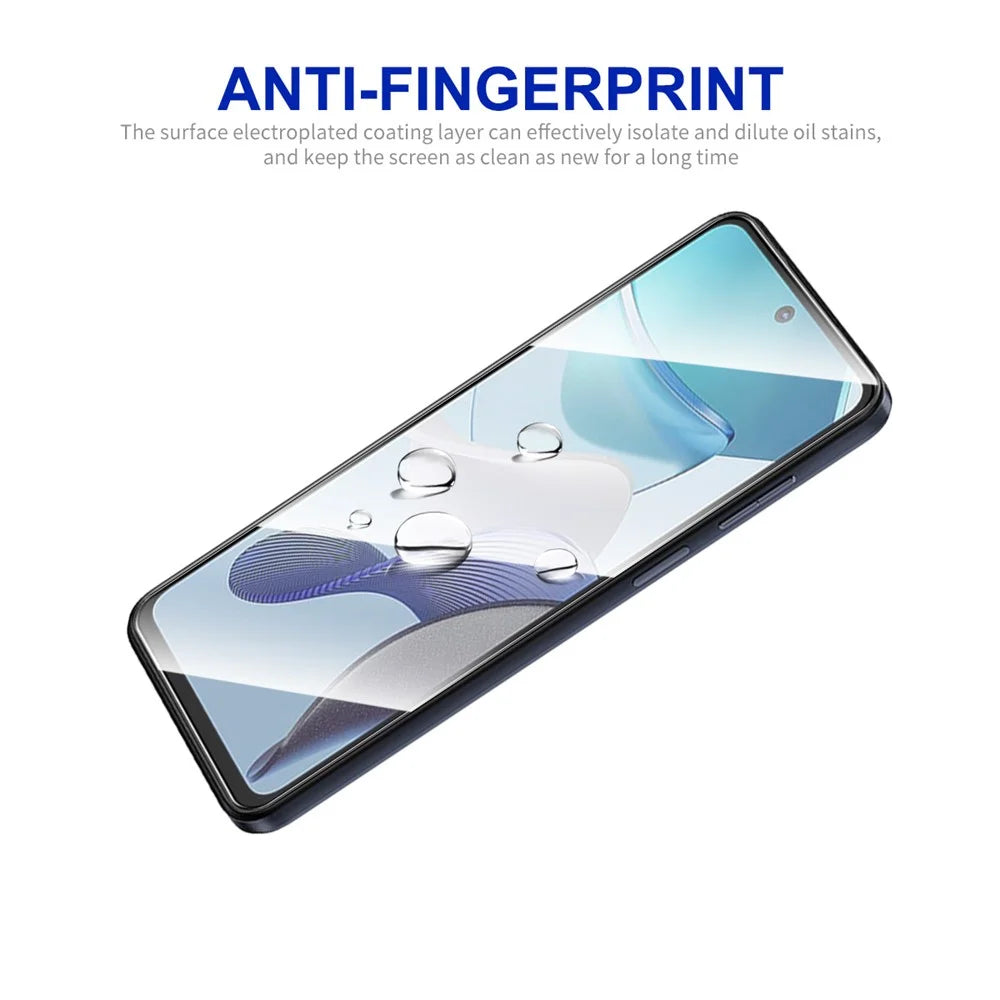 ENKAY HAT PRINCE 5Pcs Silk Printing Film for Motorola Moto G13 4G / G23 4G / G53 5G / G73 5G / G Power 5G High Aluminium-silicon Glass 2.5D Screen Protector - 5