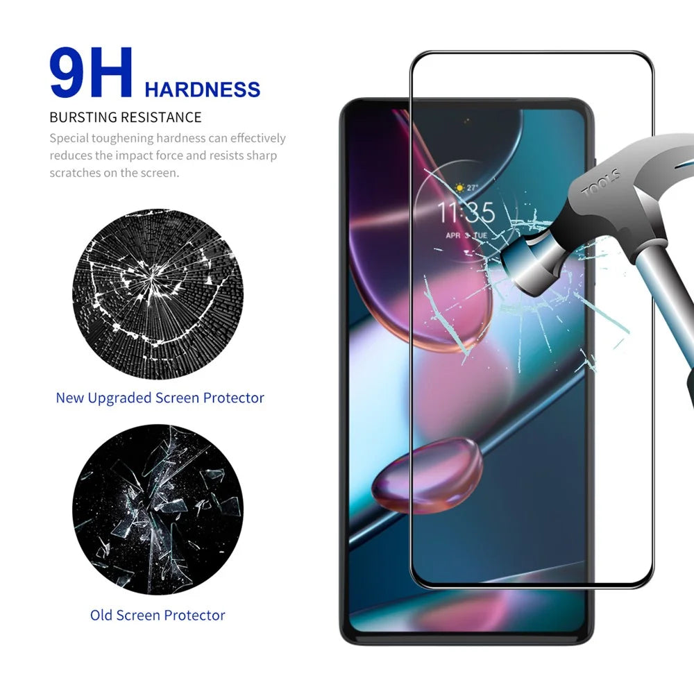 ENKAY HAT PRINCE 2Pcs Anti-scratch Film for Motorola Moto G 5G (2023) / Edge 30 Pro (Motorola Edge+ (2022)) High Aluminium-silicon Glass 2.5D Screen Protector - 3